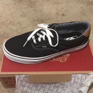 Vans era 59 black (waxed canvas)